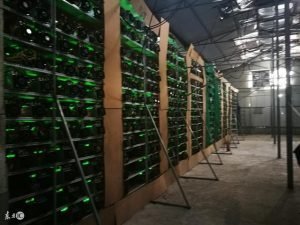 A view of a mining farm illustrating optimal hosting locations